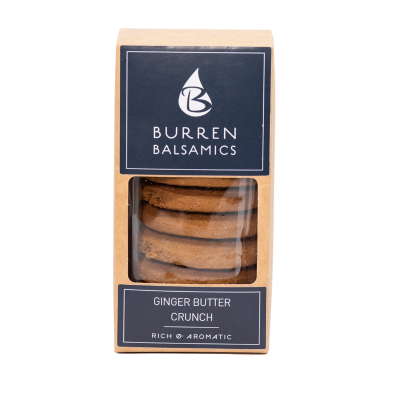 Burren Balsamics Ginger Butter Crunch Biscuits